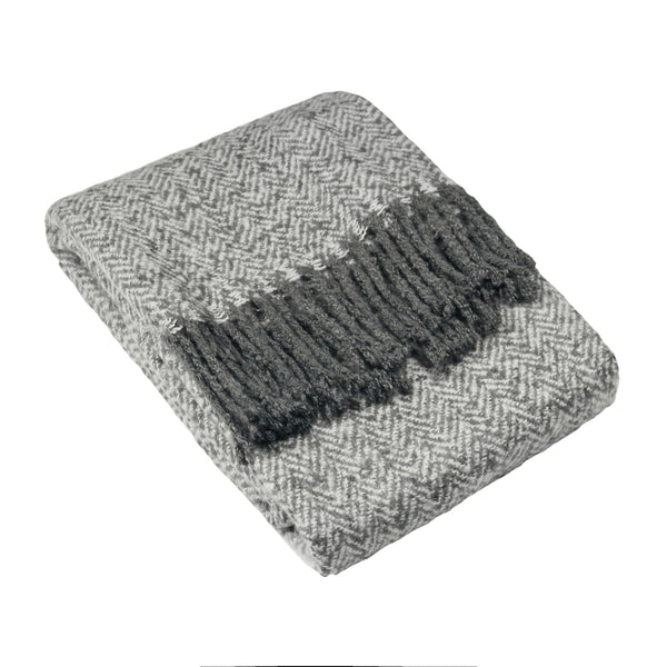 Weaver 130x180 Throw Grey - Canwell Interiors Limited - Riva