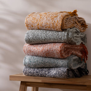 Weaver 130x180 Throw Navy - XShowhome Limited - Riva