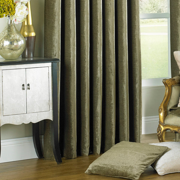 Wellesley 168x183 Ring Top Curtains Mocha - Canwell Interiors Limited - Riva
