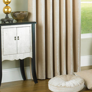Wellesley 168x183 Ring Top Curtains Natur - Canwell Interiors Limited - Riva