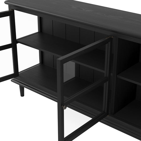 Westport Black 3 Door Sideboard - Canwell Interiors Limited - Canwell