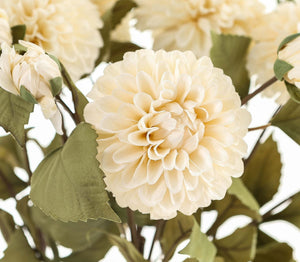 White Dahlia Stem - Canwell Interiors Limited - Hills