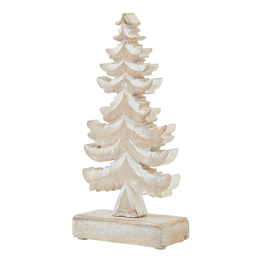 White Wash Collection Wooden Tiered Tree Decoration - XShowhome Limited - Hills