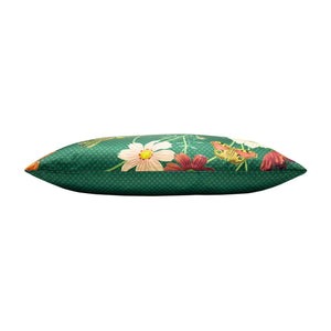 Wild Fauna 40x60 Feather Filled Cushion Emerald - Canwell Interiors Limited - Riva