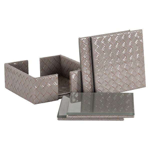 Wine & Bar Accessory Vivi Grey Set of 4 Coasters - XShowhome Limited - Richmond