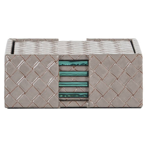 Wine & Bar Accessory Vivi Grey Set of 4 Coasters - XShowhome Limited - Richmond