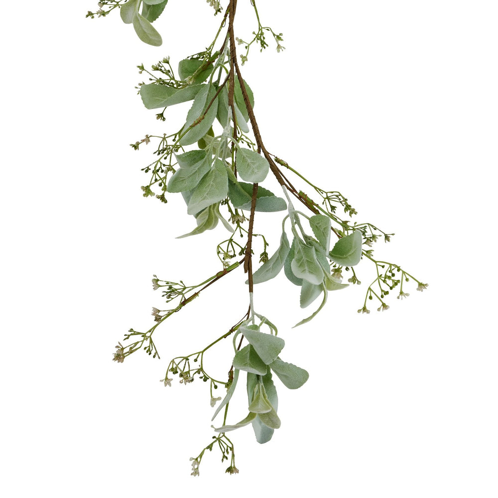 Winter Garland With Lambs Ear And Wax Flower - Canwell Interiors Limited - Hills