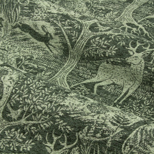 Winter Woods 117x182 Eyelet Curtains Emerald - Canwell Interiors Limited - Riva