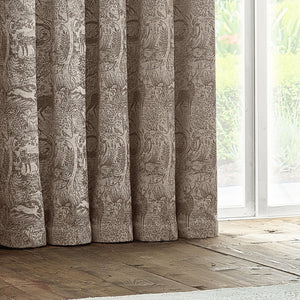 Winter Woods 167x228 Eyelet Curtains Taupe - Canwell Interiors Limited - Riva