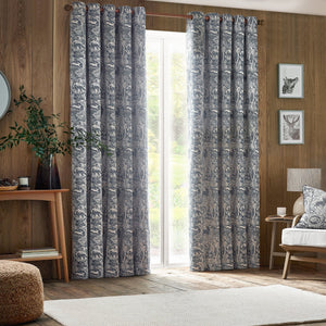 Winter Woods 228x182 Eyelet Curtains Midnight - Canwell Interiors Limited - Riva