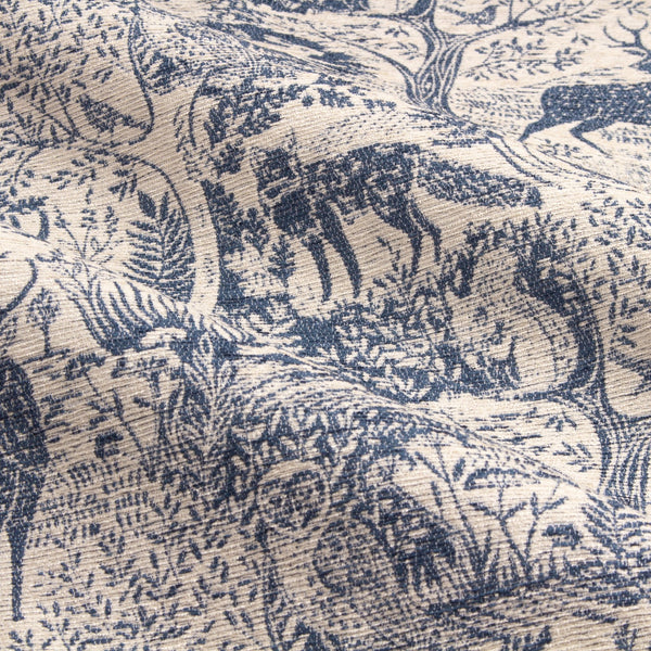 Winter Woods 228x182 Eyelet Curtains Midnight - Canwell Interiors Limited - Riva
