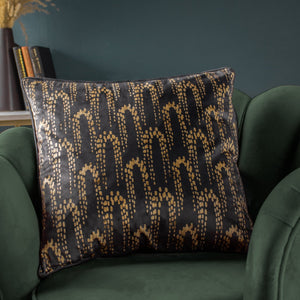 Wisteria 50x50 Feather Filled Cushion Charcoal - Canwell Interiors Limited - Riva