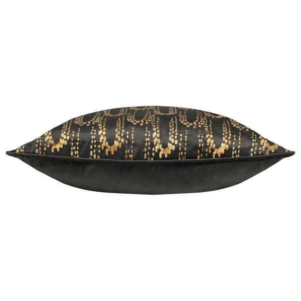 Wisteria 50x50 Feather Filled Cushion Charcoal - Canwell Interiors Limited - Riva