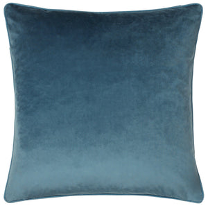 Wisteria 50x50 Feather Filled Cushion Petrol - Canwell Interiors Limited - Riva