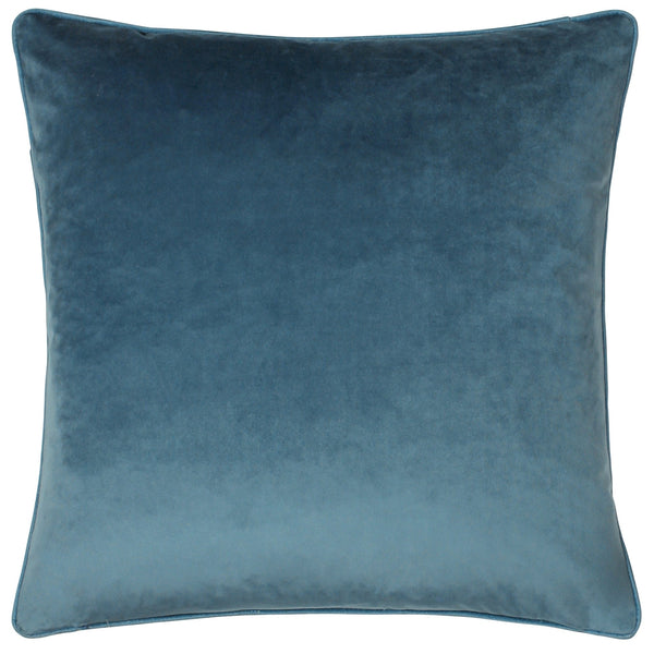 Wisteria 50x50 Feather Filled Cushion Petrol - Canwell Interiors Limited - Riva