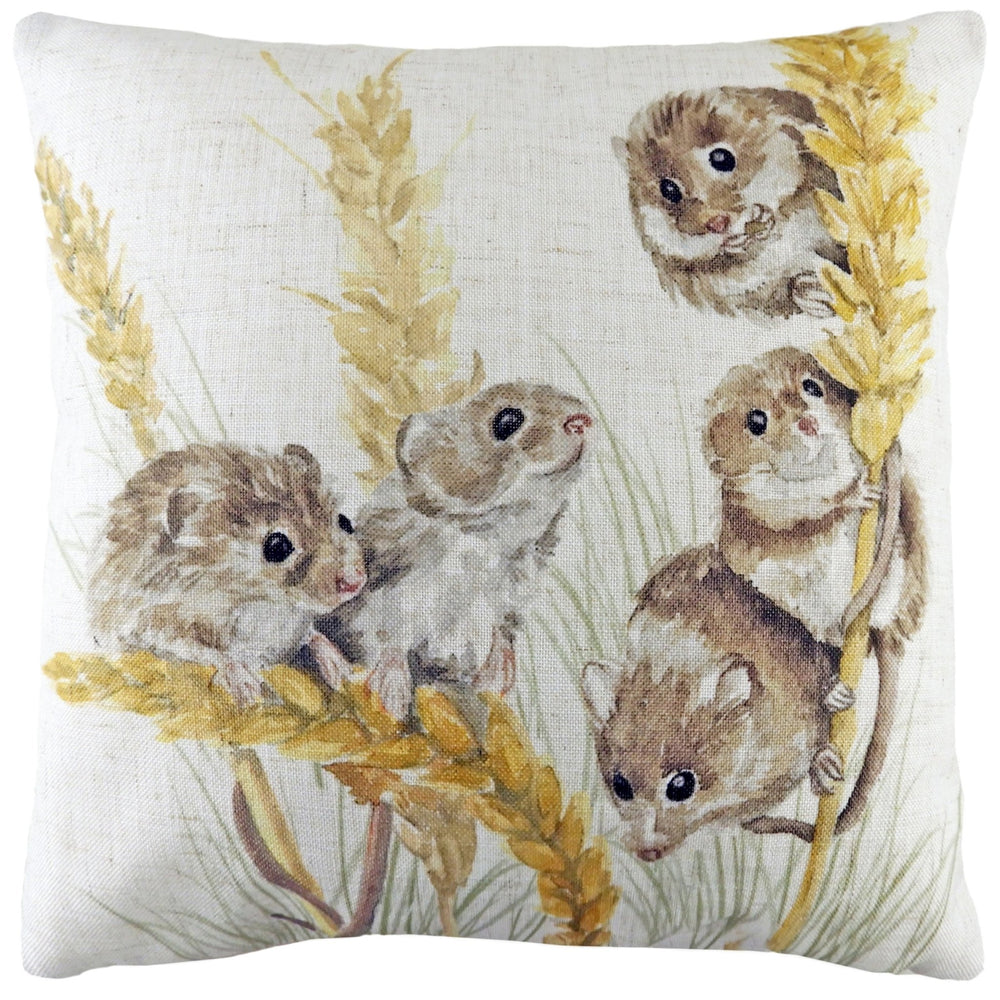 Wland Fieldmice 43x43 Feather Filled Cushion - Canwell Interiors Limited - Riva