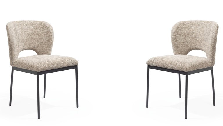 Wolfie Dining Chair - Set of 2 - Taupe - XShowhome Limited - Tommy Franks