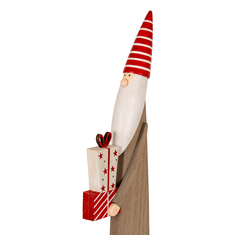 Wooden Festive Elf with Presents - Canwell Interiors Limited - Hills