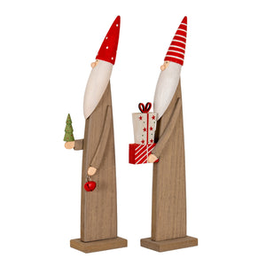Wooden Festive Elf with Presents - Canwell Interiors Limited - Hills