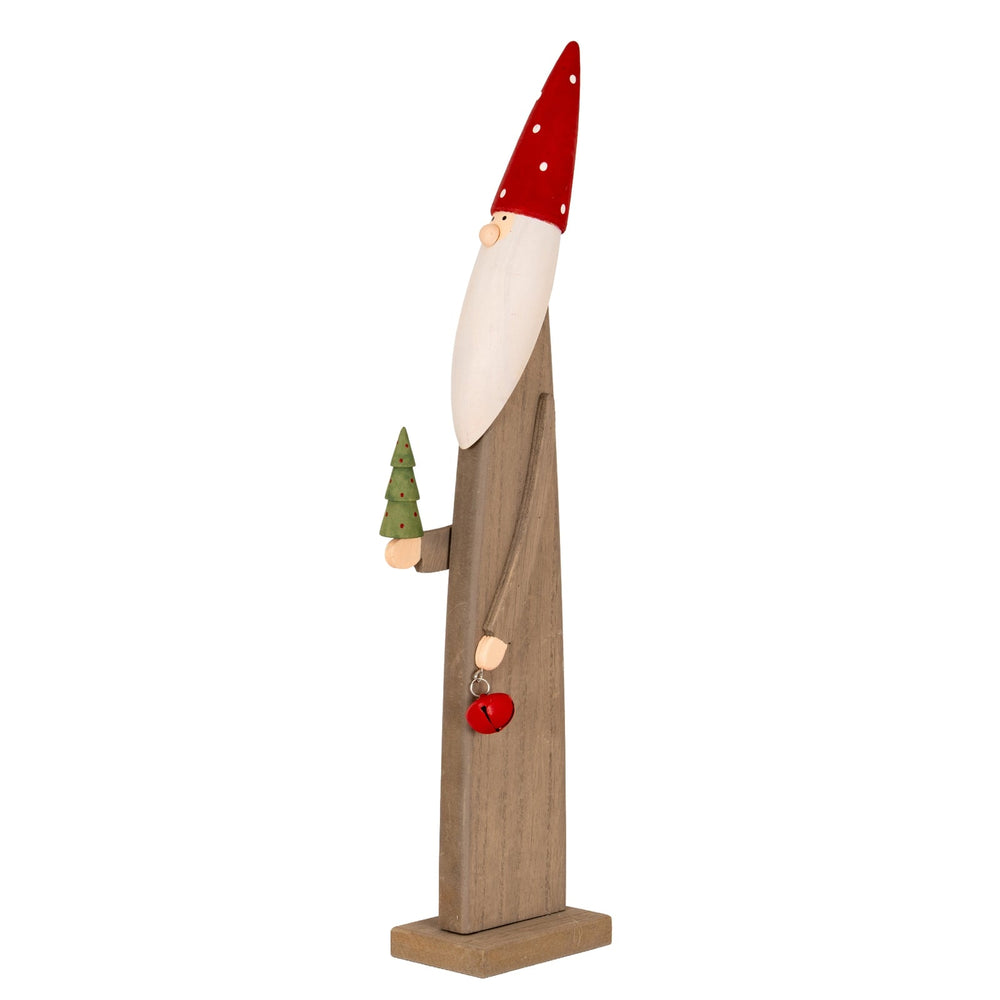 Wooden Festive Elf with Tree and Bell - Canwell Interiors Limited - Hills