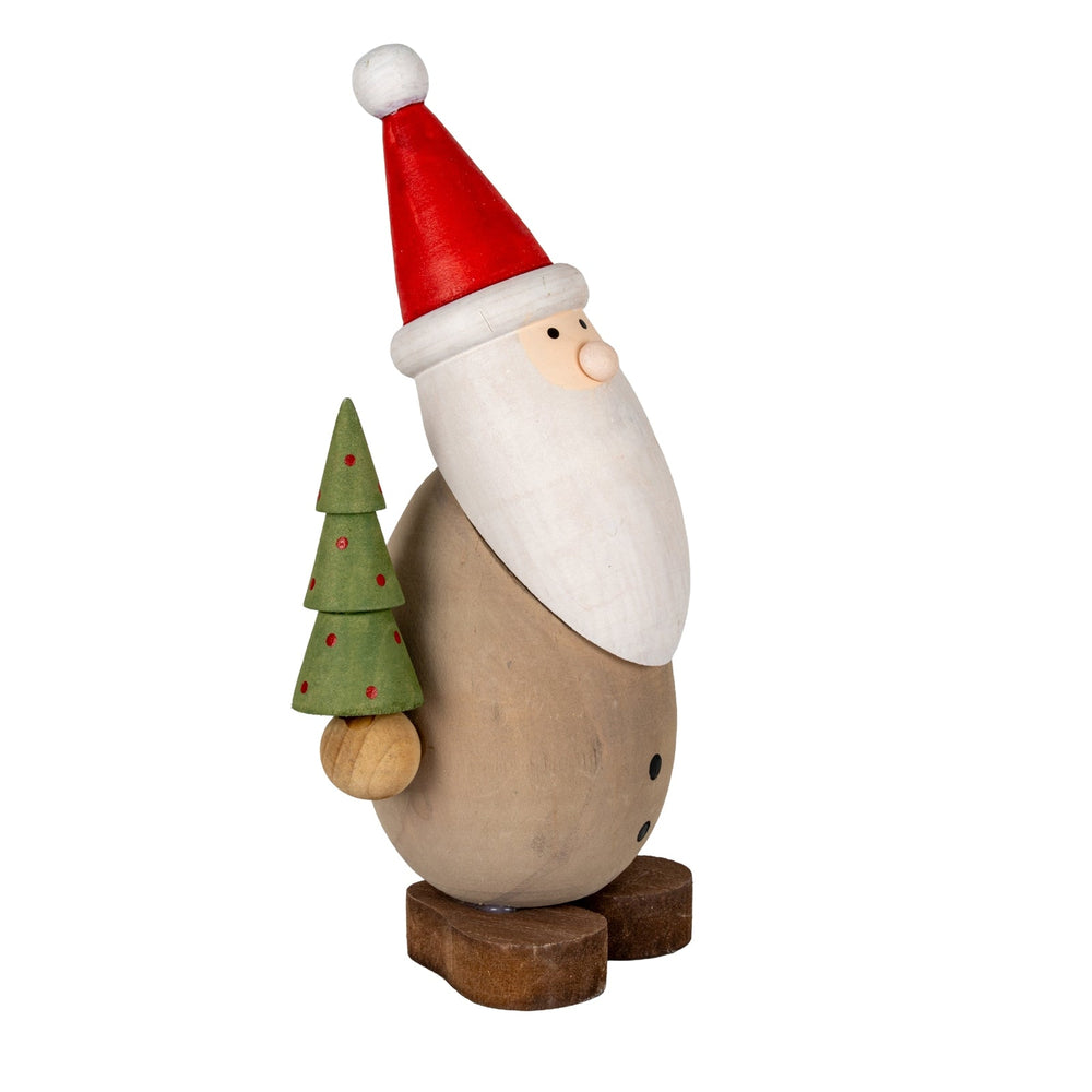 Wooden Santa with Tree - Canwell Interiors Limited - Hills