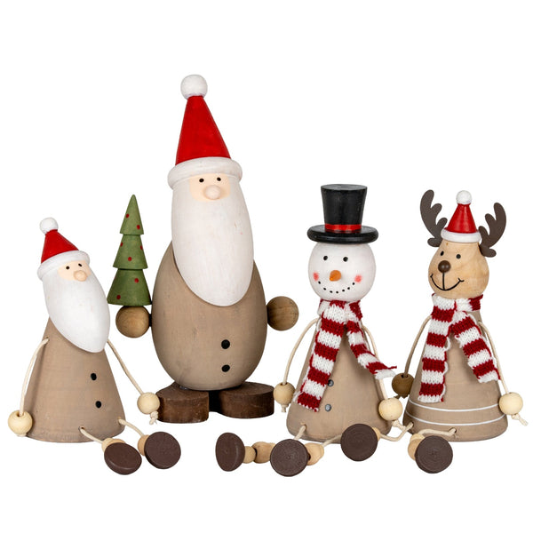 Wooden Santa with Tree - Canwell Interiors Limited - Hills