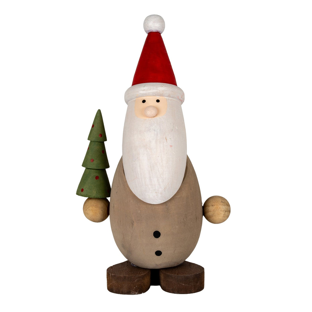 Wooden Santa with Tree - Canwell Interiors Limited - Hills