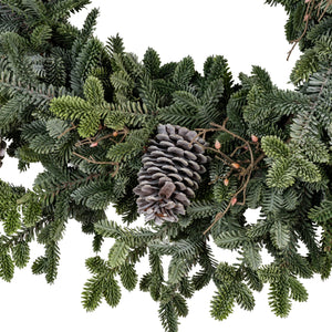 Woodland Pine Wreath With Pinecones - Canwell Interiors Limited - Hills