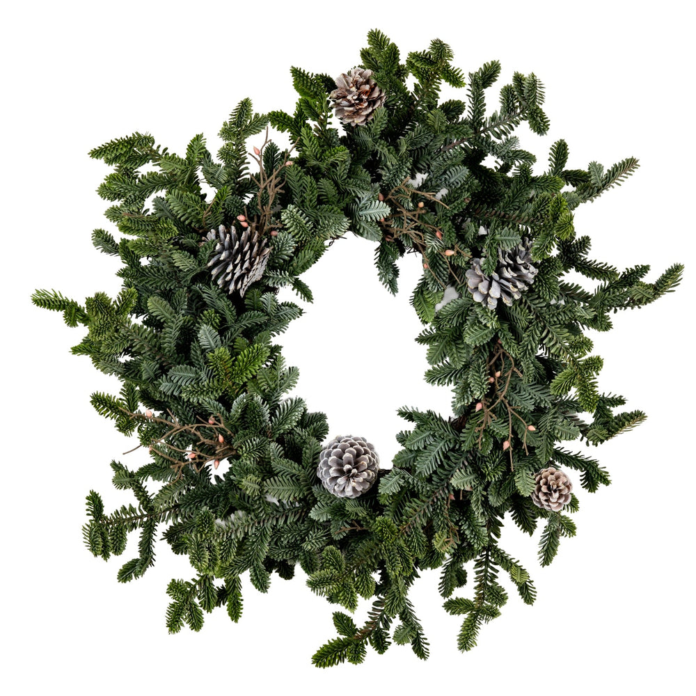 Woodland Pine Wreath With Pinecones - Canwell Interiors Limited - Hills