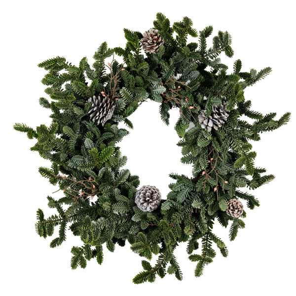 Woodland Pine Wreath With Pinecones - Canwell Interiors Limited - Hills