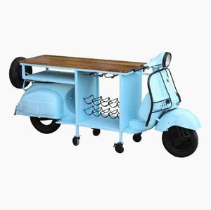 Wow Range Urban Scooter Bar - Blue - Canwell Interiors Limited - Jaipur