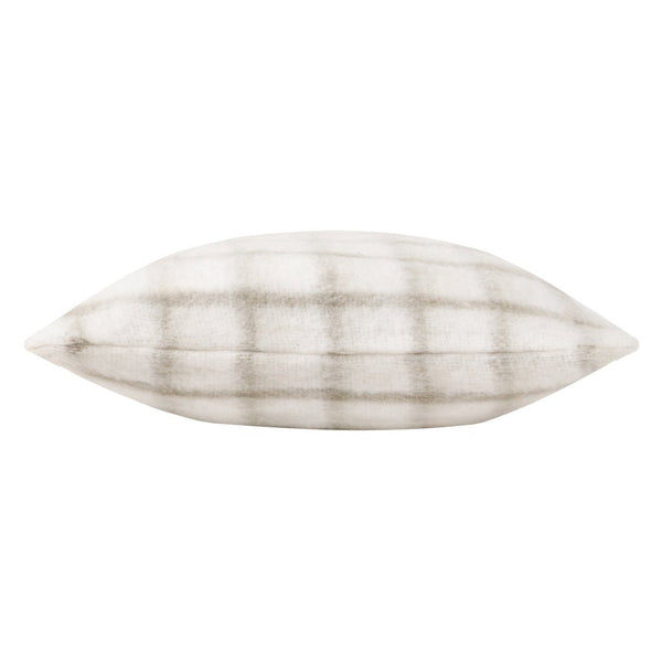 Yarrow Check 45x45 Feather Filled Cushion Natural/biscuit - XShowhome Limited - Riva