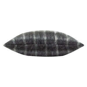 Yarrow Check 45x45 Feather Filled Cushion Storm Grey - Canwell Interiors Limited - Riva
