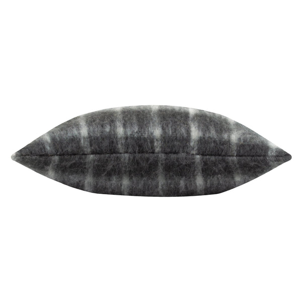 Yarrow Check 45x45 Feather Filled Cushion Storm Grey - Canwell Interiors Limited - Riva