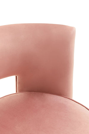 Yasmeen Pink Velvet Swivel Chair - XShowhome Limited - Xshowhome