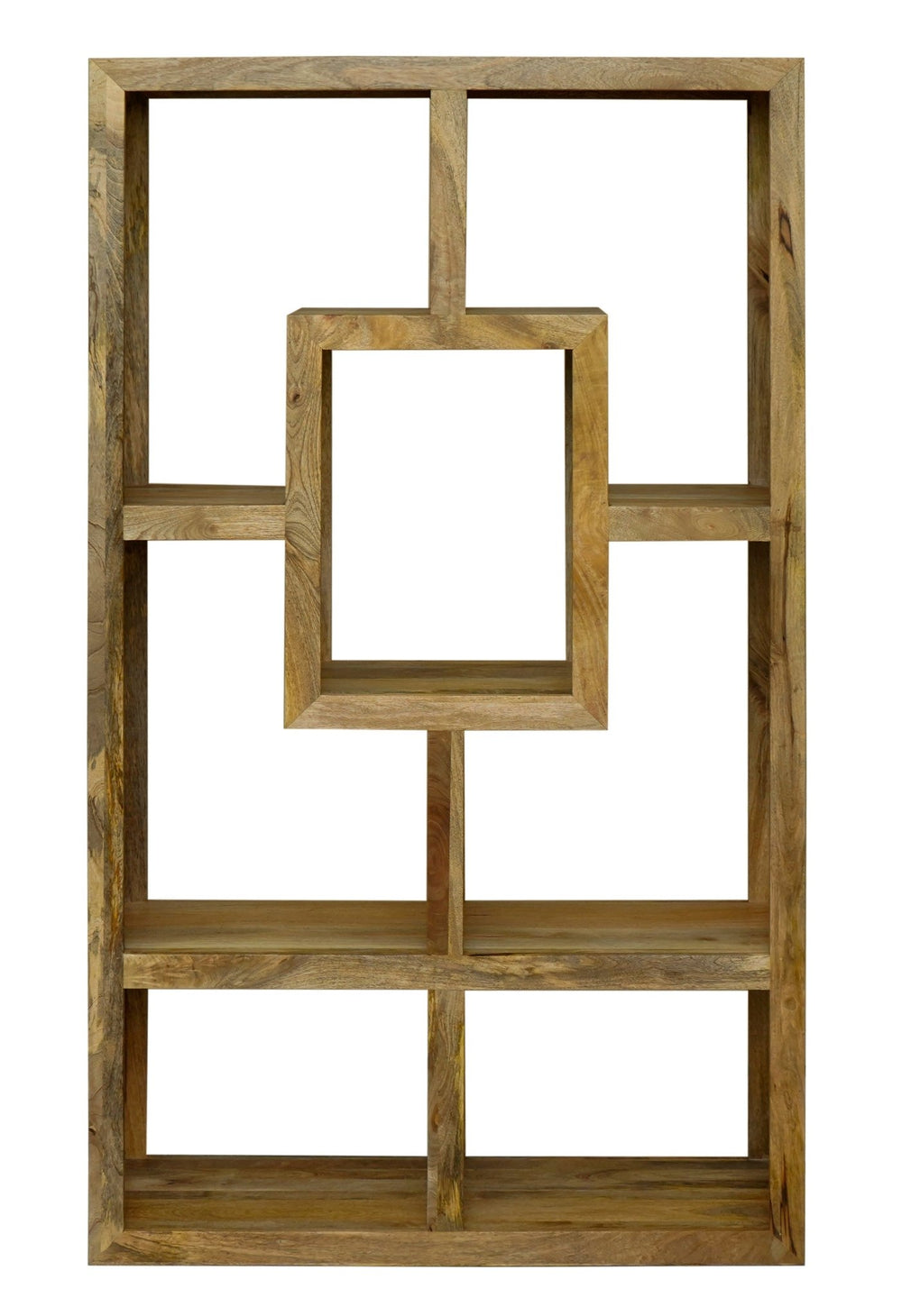 Yoga Straight 100 Cm Wide Mango Bookcase - Canwell Interiors Limited - Jaipur