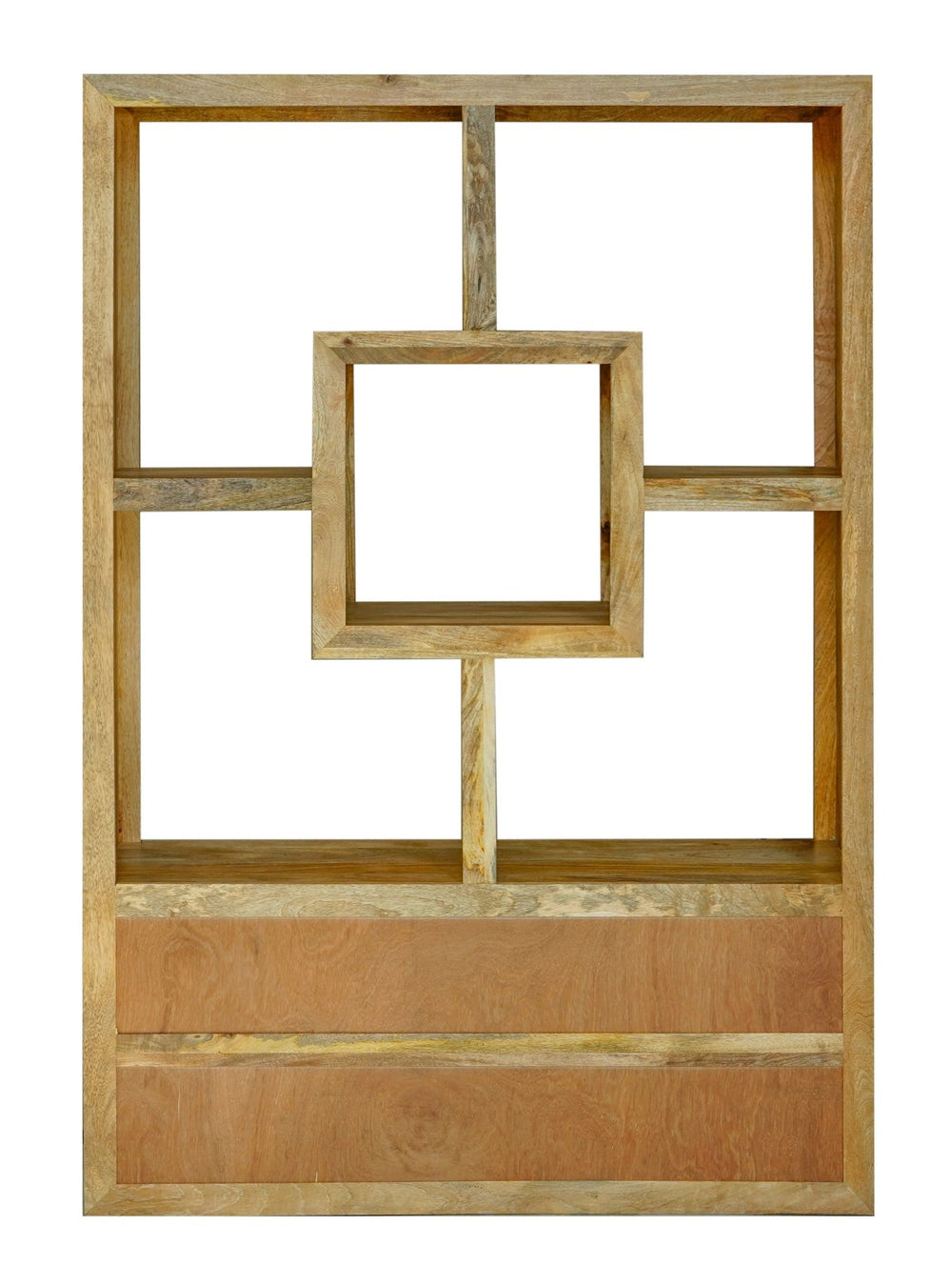 Yoga Straight Bookcase with 4 Drawer - Canwell Interiors Limited - Jaipur