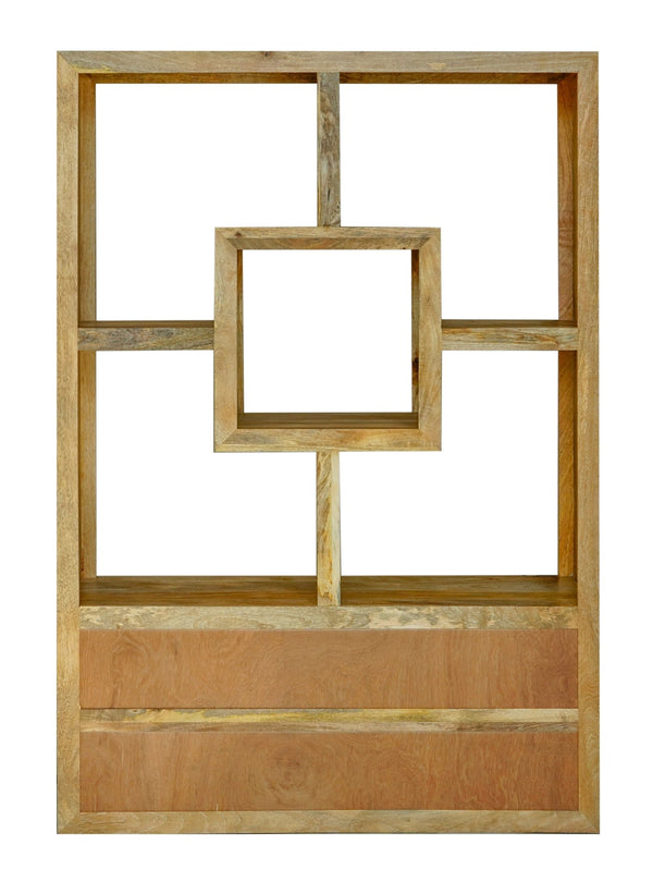 Yoga Straight Bookcase with 4 Drawer - Canwell Interiors Limited - Jaipur