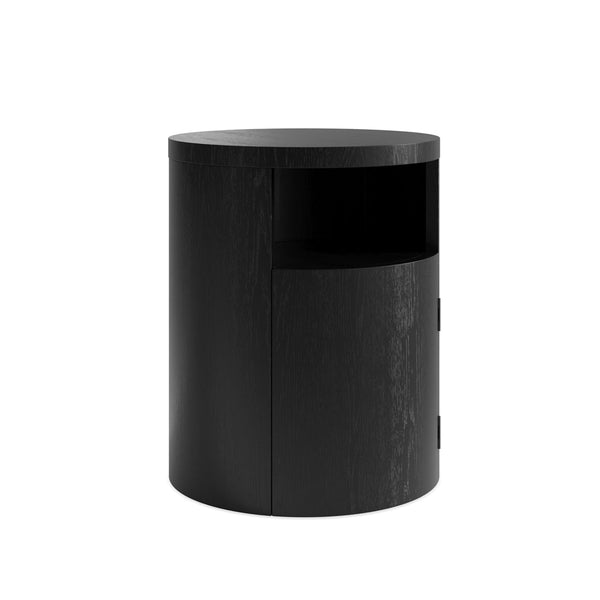 Yori Black Bedside Cabinet - Canwell Interiors Limited - Canwell