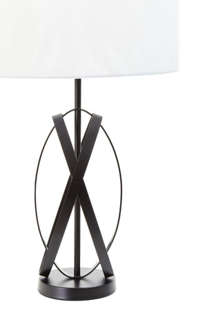 Zaina Black Cross Table Lamp - XShowhome Limited - Xshowhome