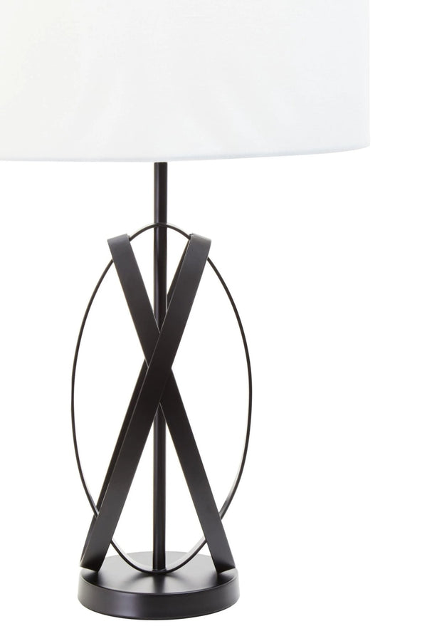 Zaina Black Cross Table Lamp - XShowhome Limited - Xshowhome