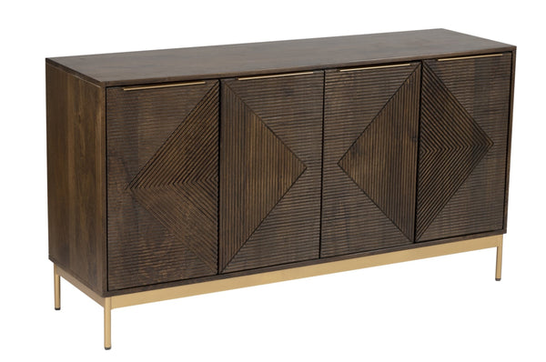 Zaine Carving 4 Door Sideboard - XShowhome Limited - Jaipur