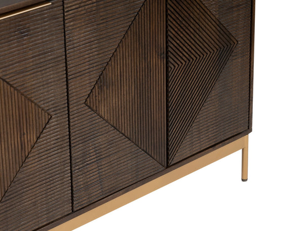 Zaine Carving 4 Door Sideboard - XShowhome Limited - Jaipur