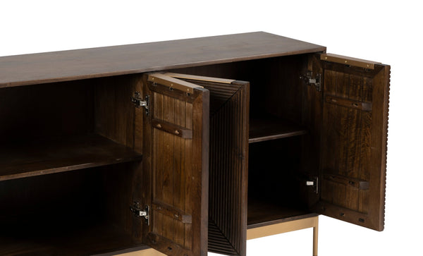Zaine Carving 4 Door Sideboard - XShowhome Limited - Jaipur