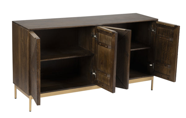 Zaine Carving 4 Door Sideboard - XShowhome Limited - Jaipur