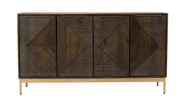 Zaine Carving 4 Door Sideboard - XShowhome Limited - Jaipur