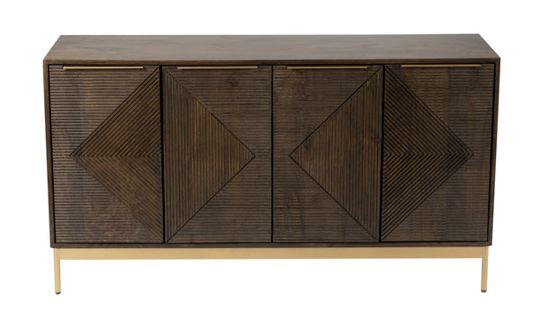 Zaine Carving 4 Door Sideboard - XShowhome Limited - Jaipur