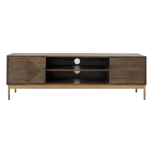 Zaine Carving TV Unit 148cm - XShowhome Limited - Jaipur