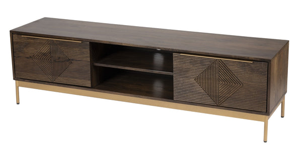 Zaine Carving TV Unit 160cm - XShowhome Limited - Jaipur