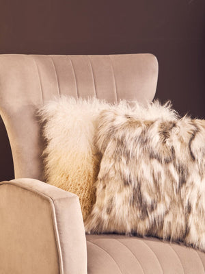 Zamora Mink Velvet Accent Chair With Gold Finish Legs - Canwell Interiors Limited - Xshowhome